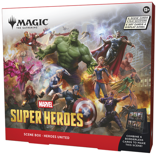 Magic the Gathering: Marvel Super Heroes "Heroes United" Scene Box
