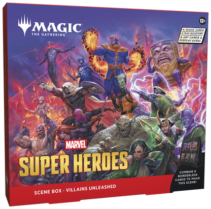 Magic the Gathering: Marvel Super Heroes "Villains Unleashed" Scene Box