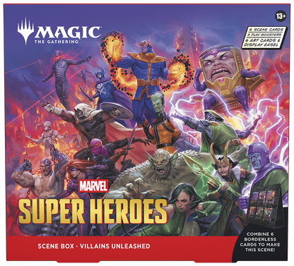 Magic the Gathering: Marvel Super Heroes "Villains Unleashed" Scene Box
