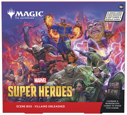 Magic the Gathering: Marvel Super Heroes "Villains Unleashed" Scene Box