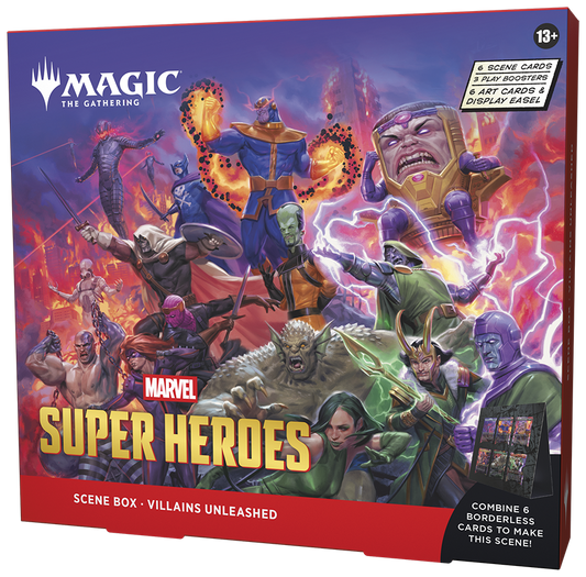 Magic the Gathering: Marvel Super Heroes "Villains Unleashed" Scene Box