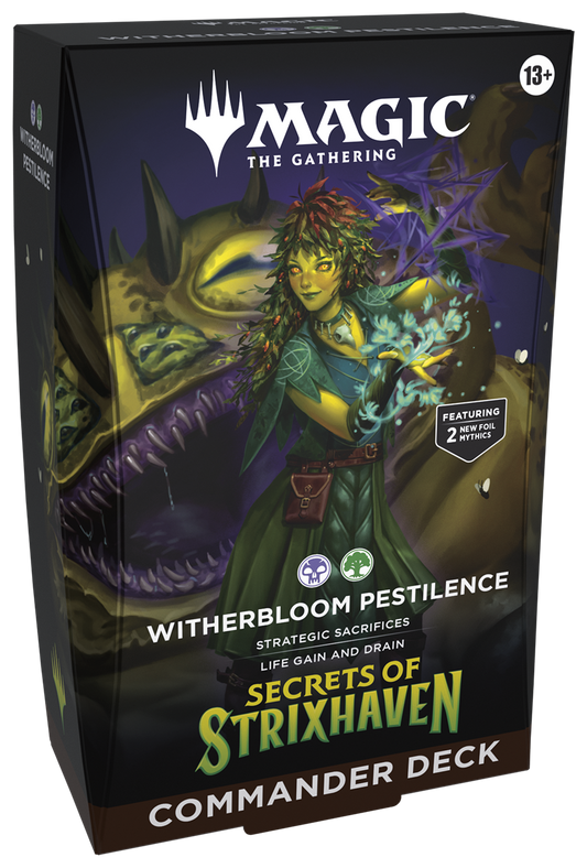 Secrets Of Strixhaven "Witherlbloom Pestilence" Commander Deck