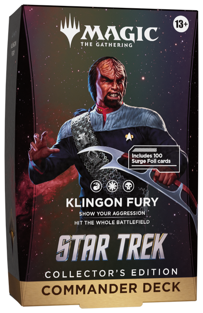 Magic The Gathering: Star Trek - Collector's Edition Commander Deck: Klingon Fury