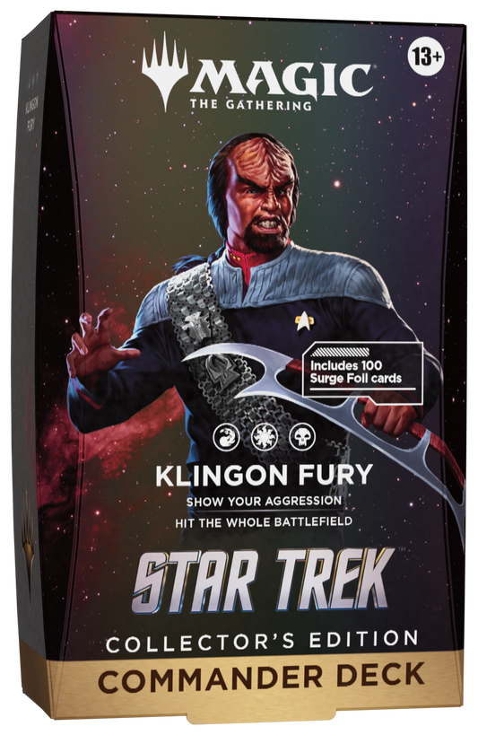 Magic The Gathering: Star Trek - Collector's Edition Commander Deck: Klingon Fury