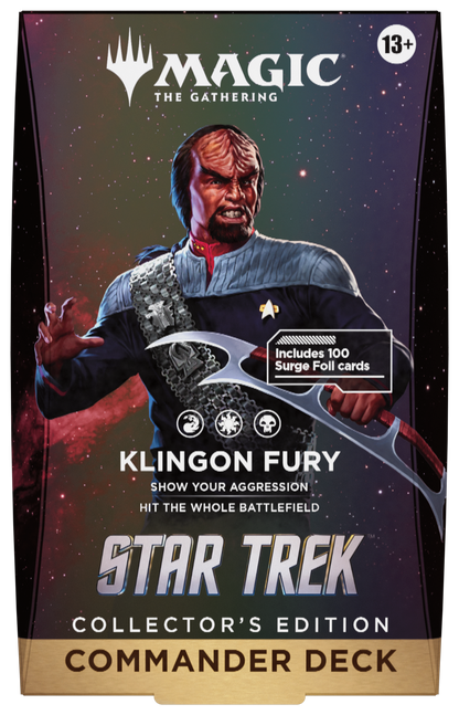 Magic The Gathering: Star Trek - Collector's Edition Commander Deck: Klingon Fury
