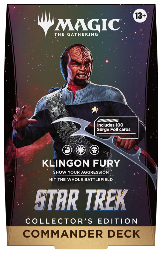 Magic The Gathering: Star Trek - Collector's Edition Commander Deck: Klingon Fury
