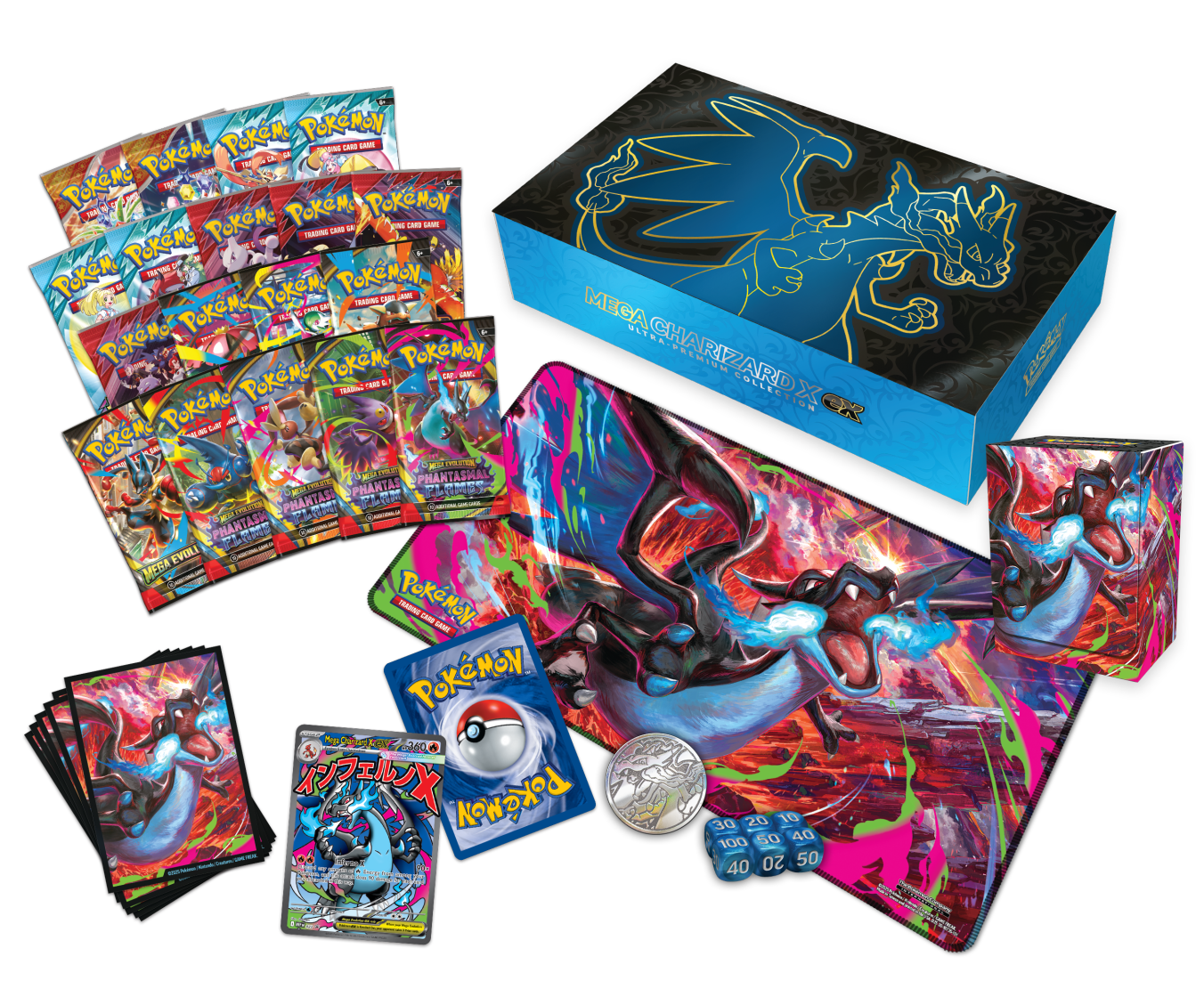 Pokemon TCG: Mega Charizard X ex Ultra-Premium Collection