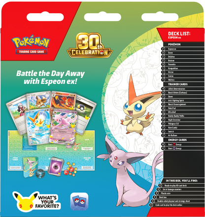 Pokemon TCG: 30th Celebration: Battle Deck  - Espeon Ex