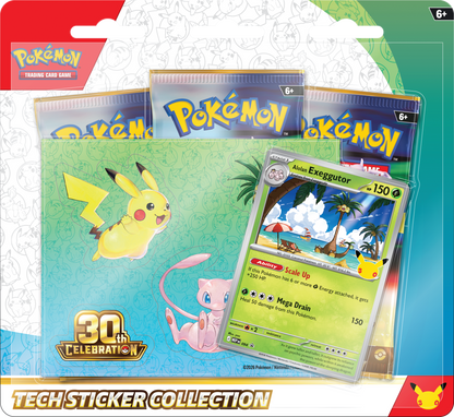 Pokémon TCG: 30th Celebration – Tech Sticker Collection Alolan