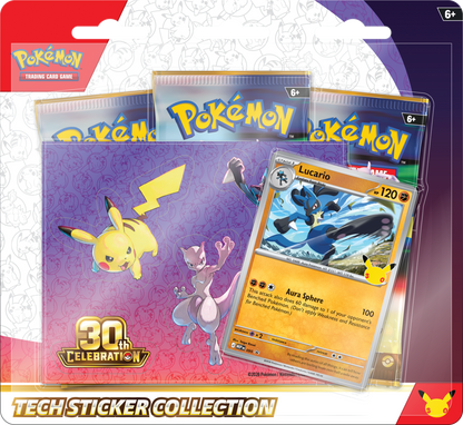 Pokémon TCG: 30th Celebration – Tech Sticker Collection Lucario