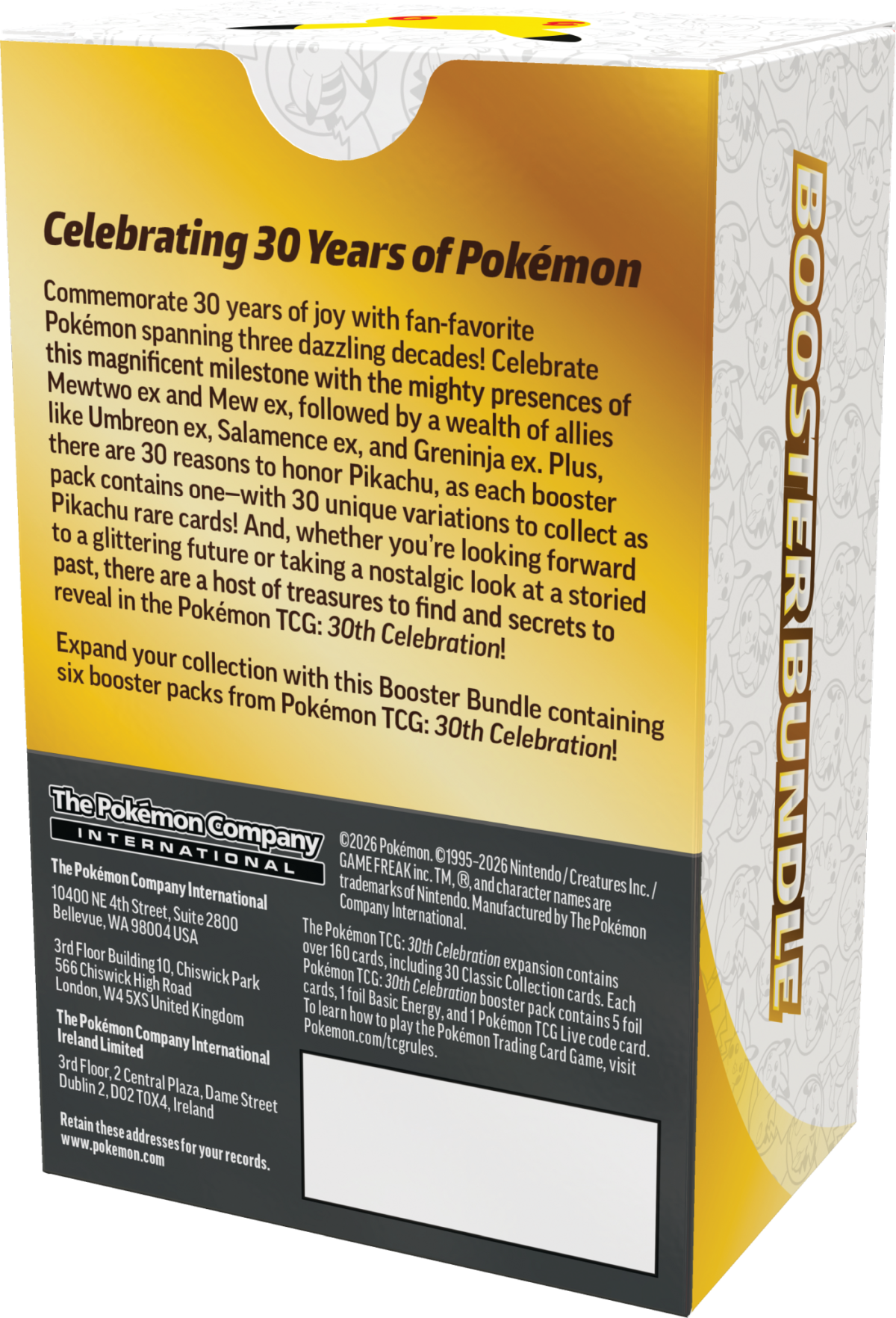 Pokémon TCG: 30th Celebration – Booster Bundle