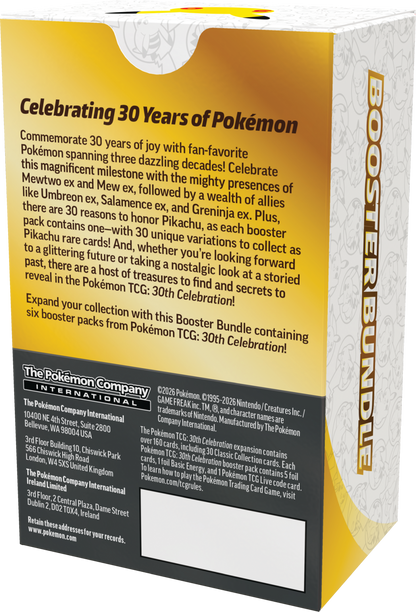 Pokémon TCG: 30th Celebration – Booster Bundle