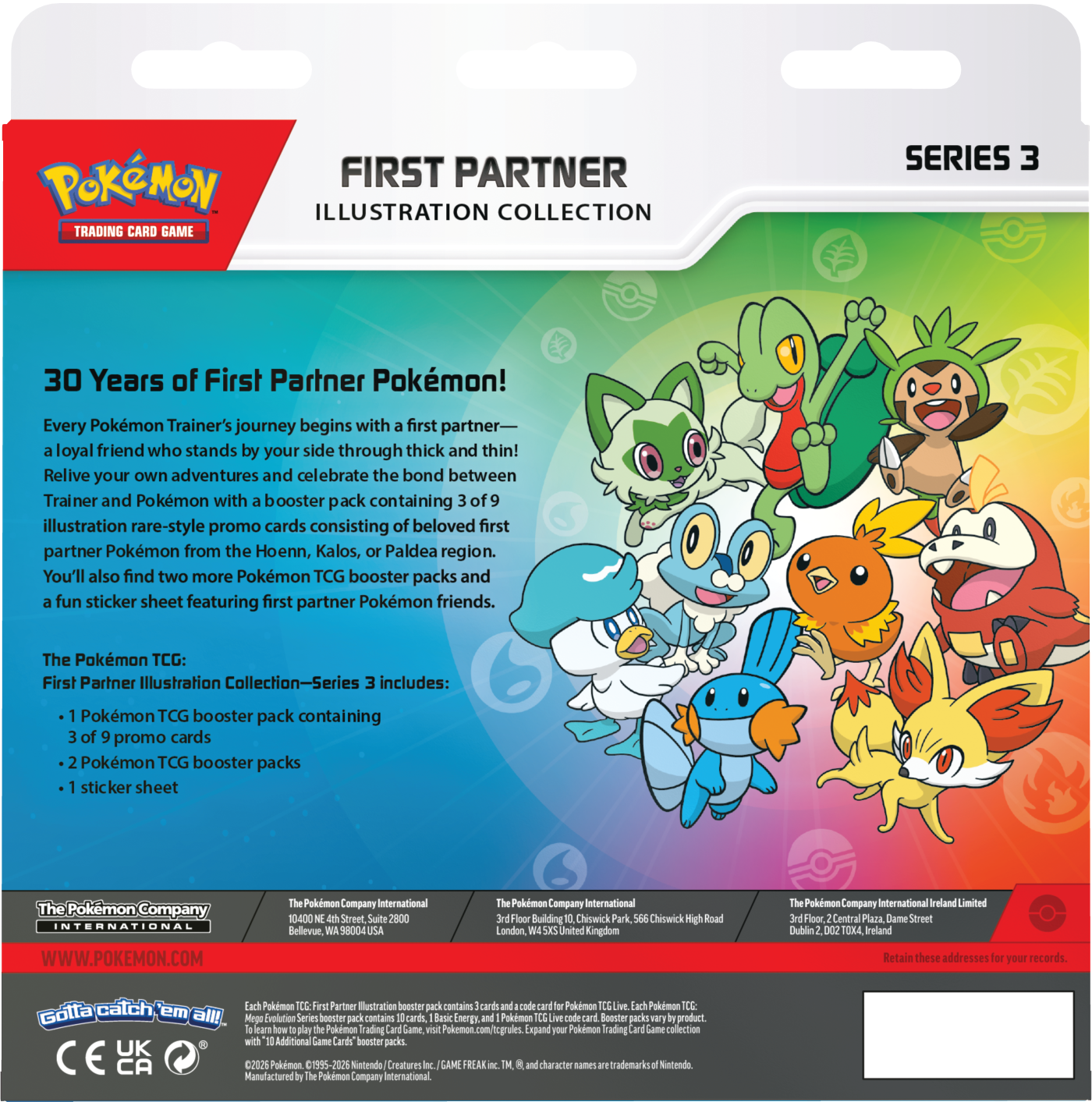 Pokémon TCG: First Partner Booster Collection Series 3