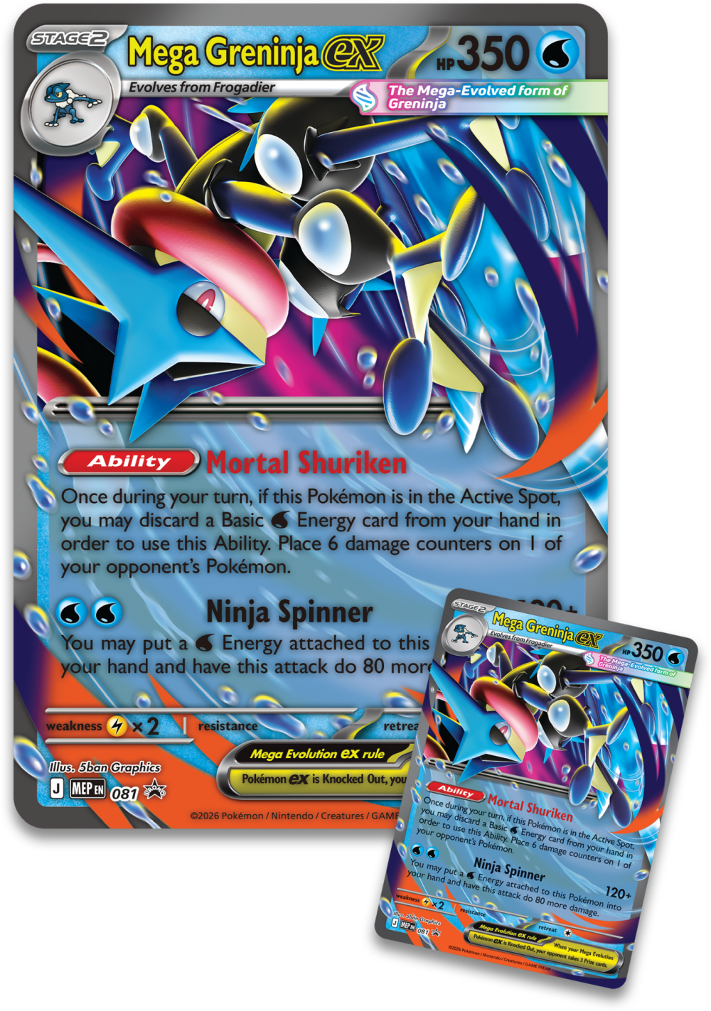 Pokémon TCG: Mega Greninja ex Premium Collection