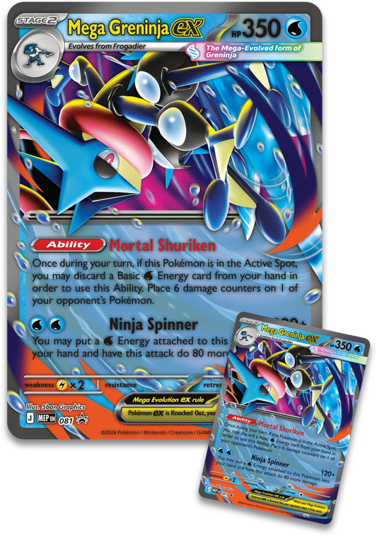 Pokémon TCG: Mega Greninja ex Premium Collection