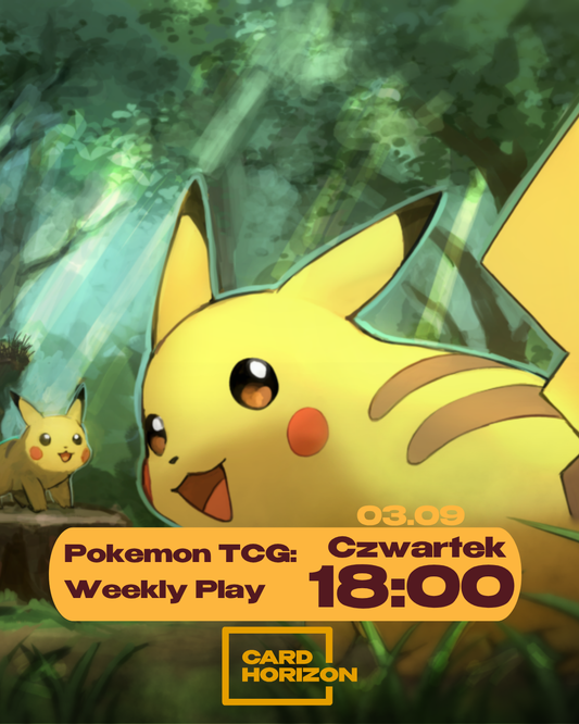 pikachu - pokemon tcg gra w turnieju weekly, zapraszamy na Madalińskiego 21