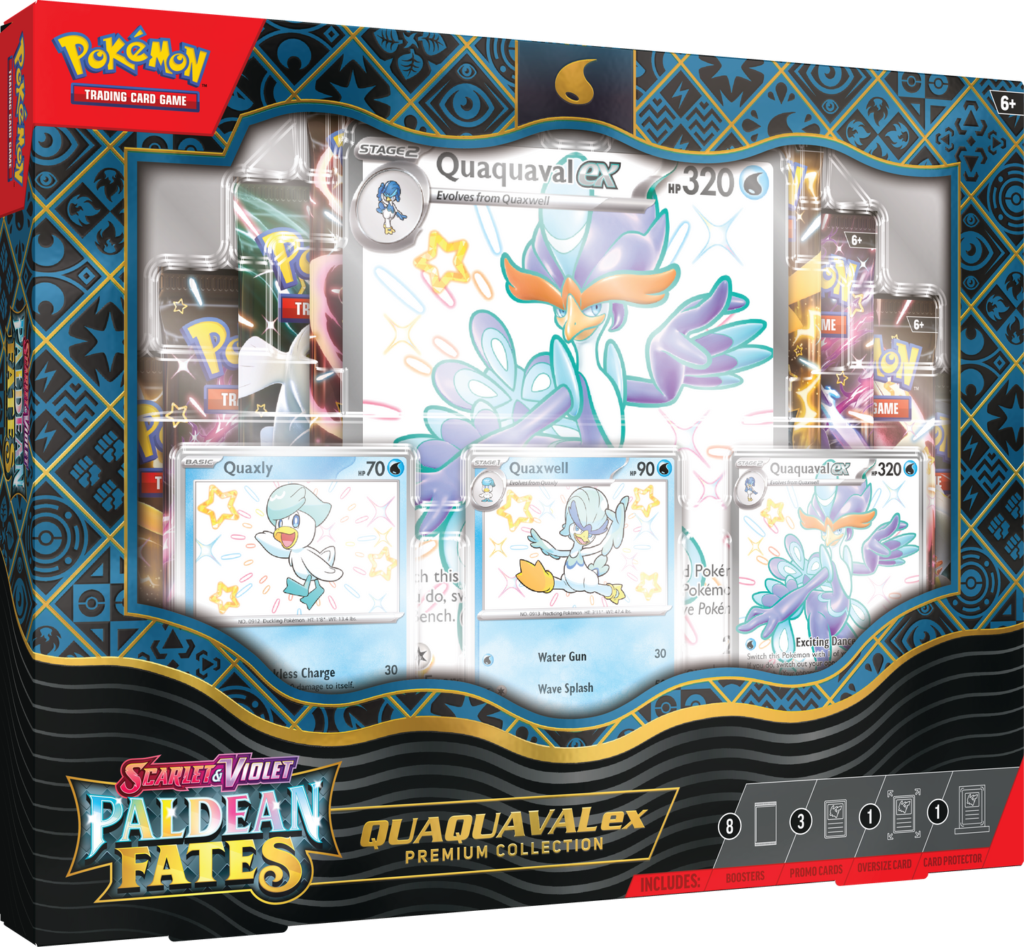 Pokémon TCG: Scarlet & Violet - Paldean Fates - Premium Collection - Quaquaval