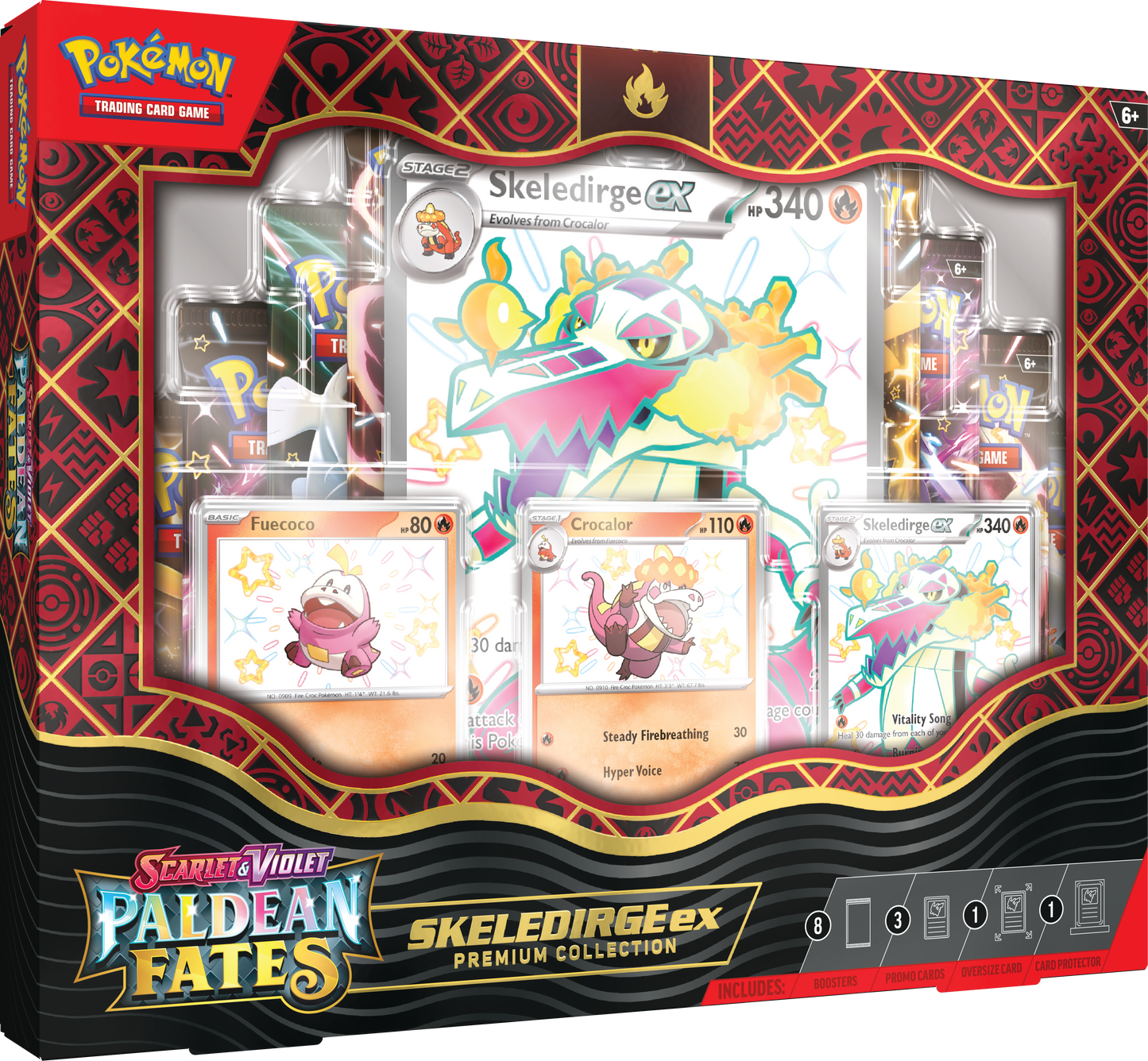 Pokémon TCG: Scarlet & Violet - Paldean Fates - Premium Collection - Skeledirge