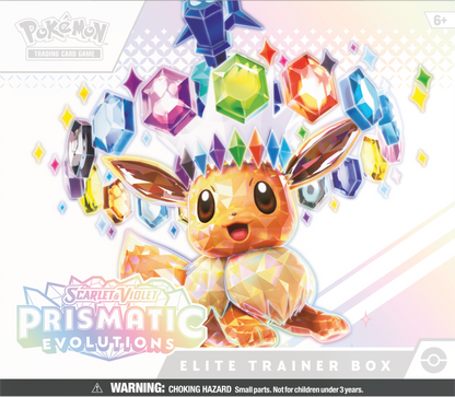 Pokémon TCG: Scarlet & Violet - Prismatic Evolutions - Elite Trainer Box - ETB