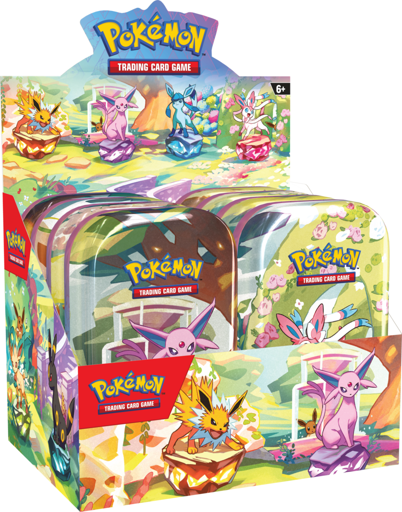 Pokémon TCG: Scarlet & Violet - Prismatic Evolutions - Mini tin Display (8)