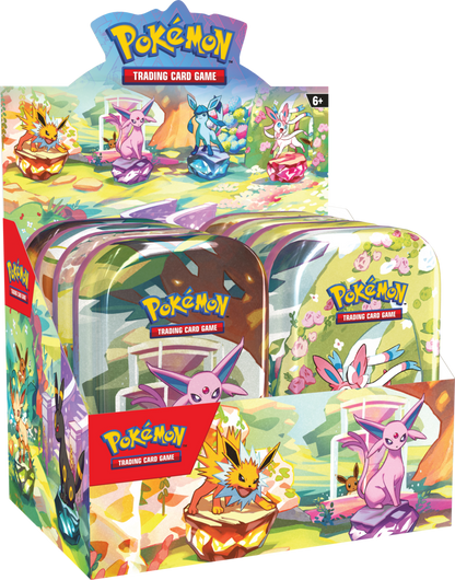 Pokémon TCG: Scarlet & Violet - Prismatic Evolutions - Mini tin Display (8)
