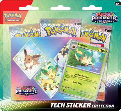 Pokémon TCG: Scarlet & Violet - Prismatic Evolutions - Tech Sticker Leafeon