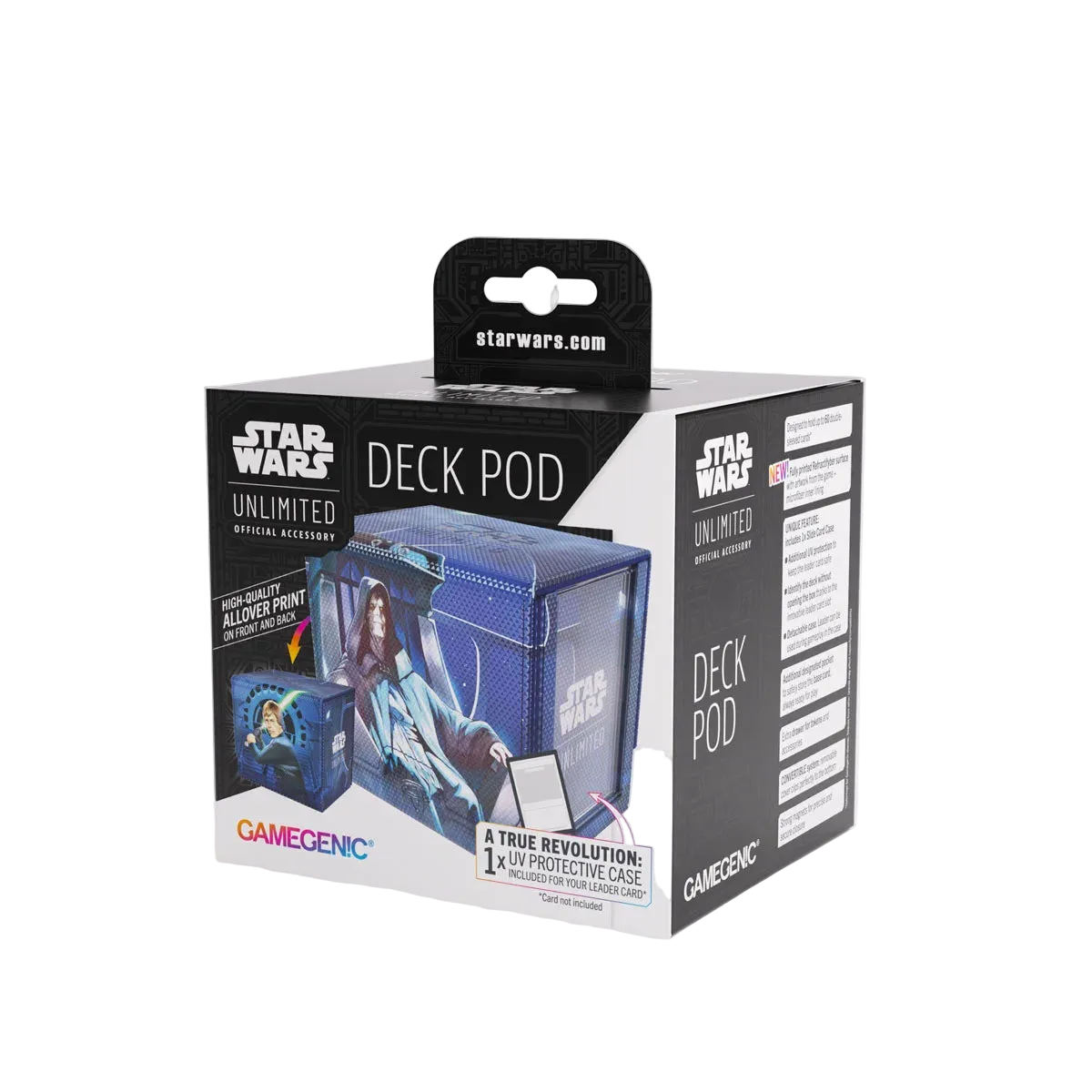 Gamegenic: Star Wars Deck Pod - Jedi Luke & Palpatine