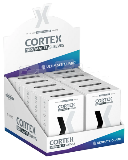 Ultimate Guard Cortex Sleeves Matte Standard Size (100) - Black