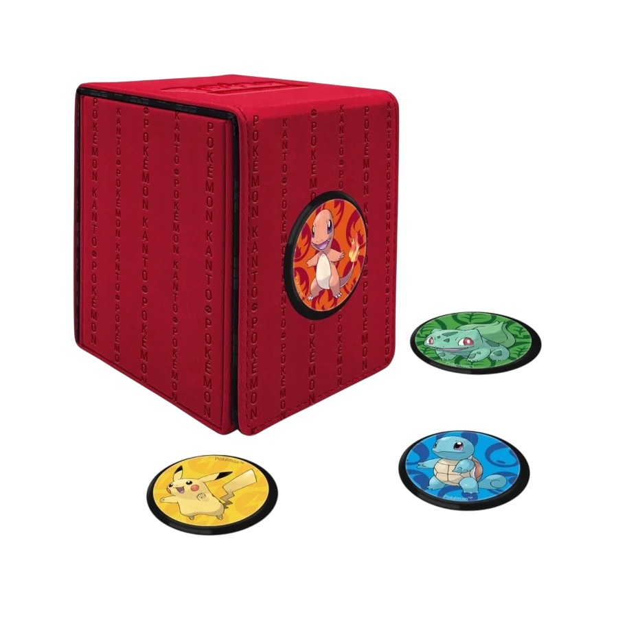 Ultra Pro Alvove Click Deck Box Pokémon Czerwony