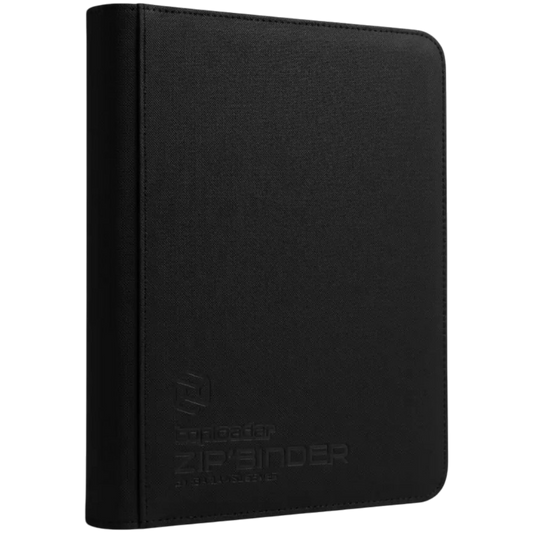 4-Pocket Toploader Binder Black