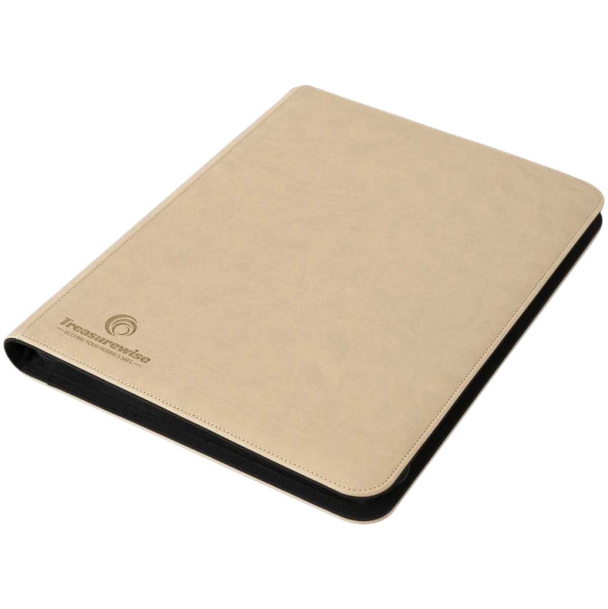 WiseGuard Zip Toploader Binder 9-Pocket White