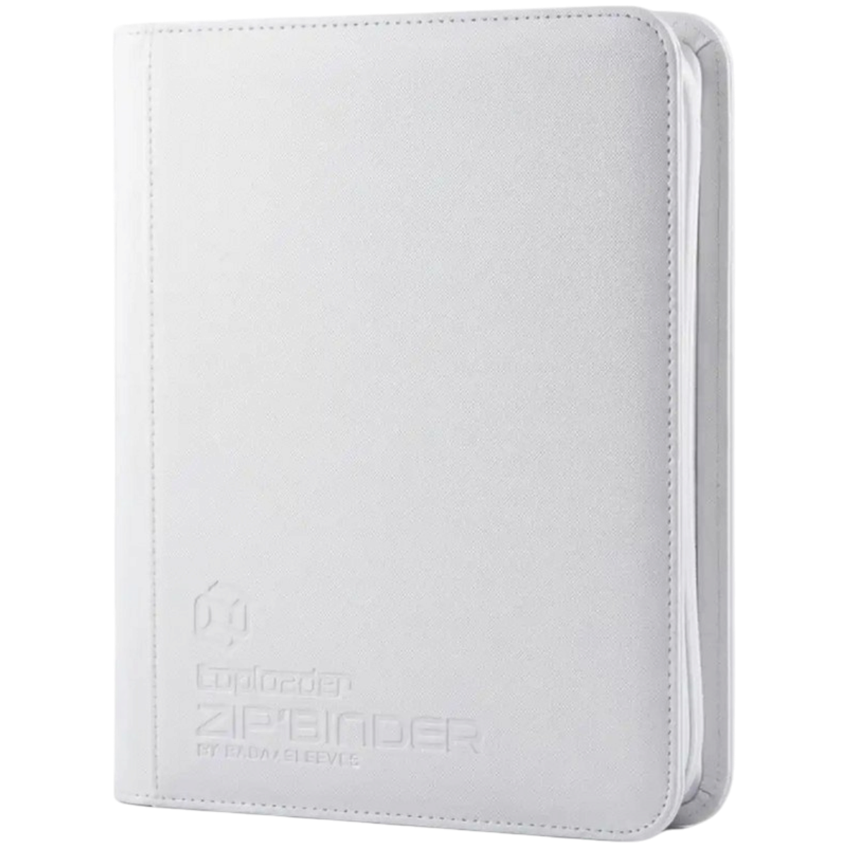 4-Pocket Toploader Binder White