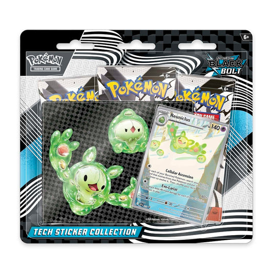 Pokémon TCG: Scarlet & Violet - Black Bolt - Reuniclus Tech Sticker Collection