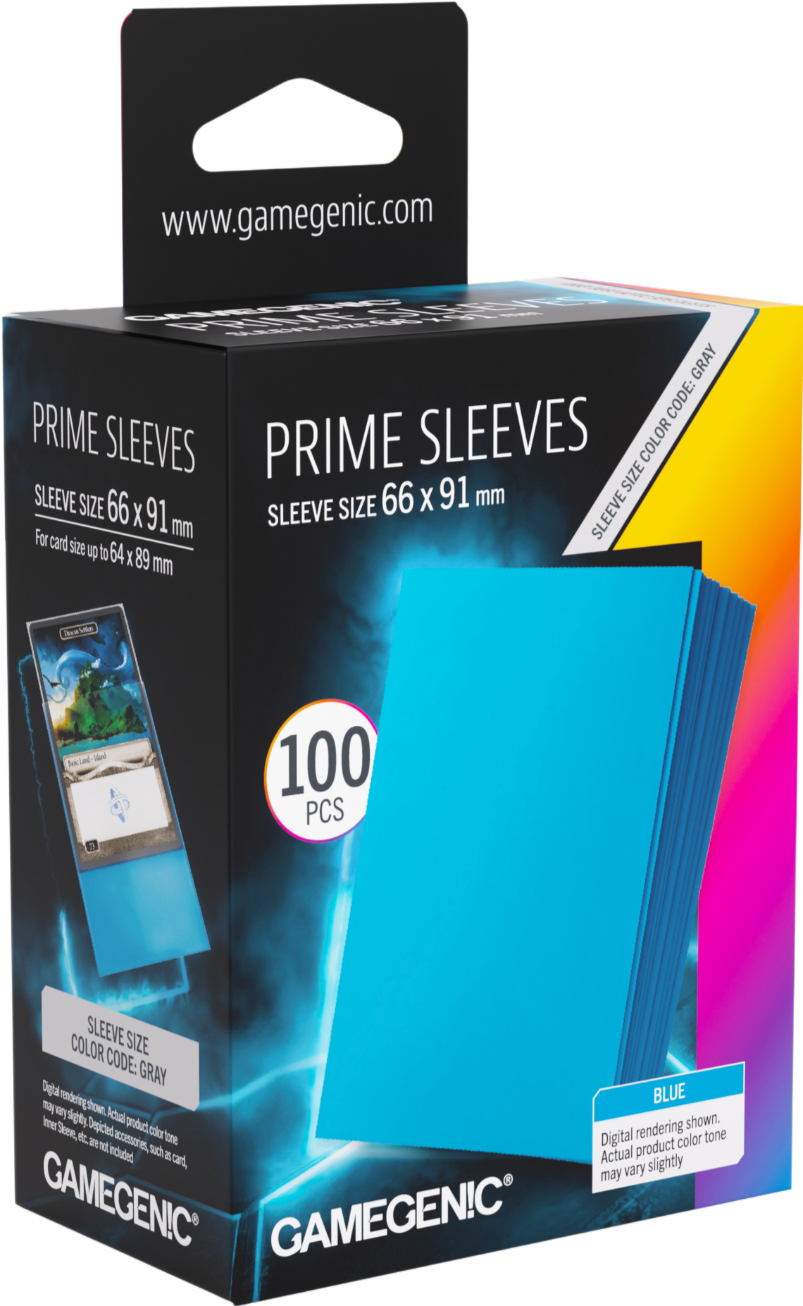 Prime Sleeves Blue 66x91