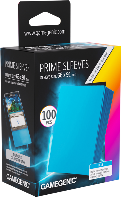 Prime Sleeves Blue 66x91