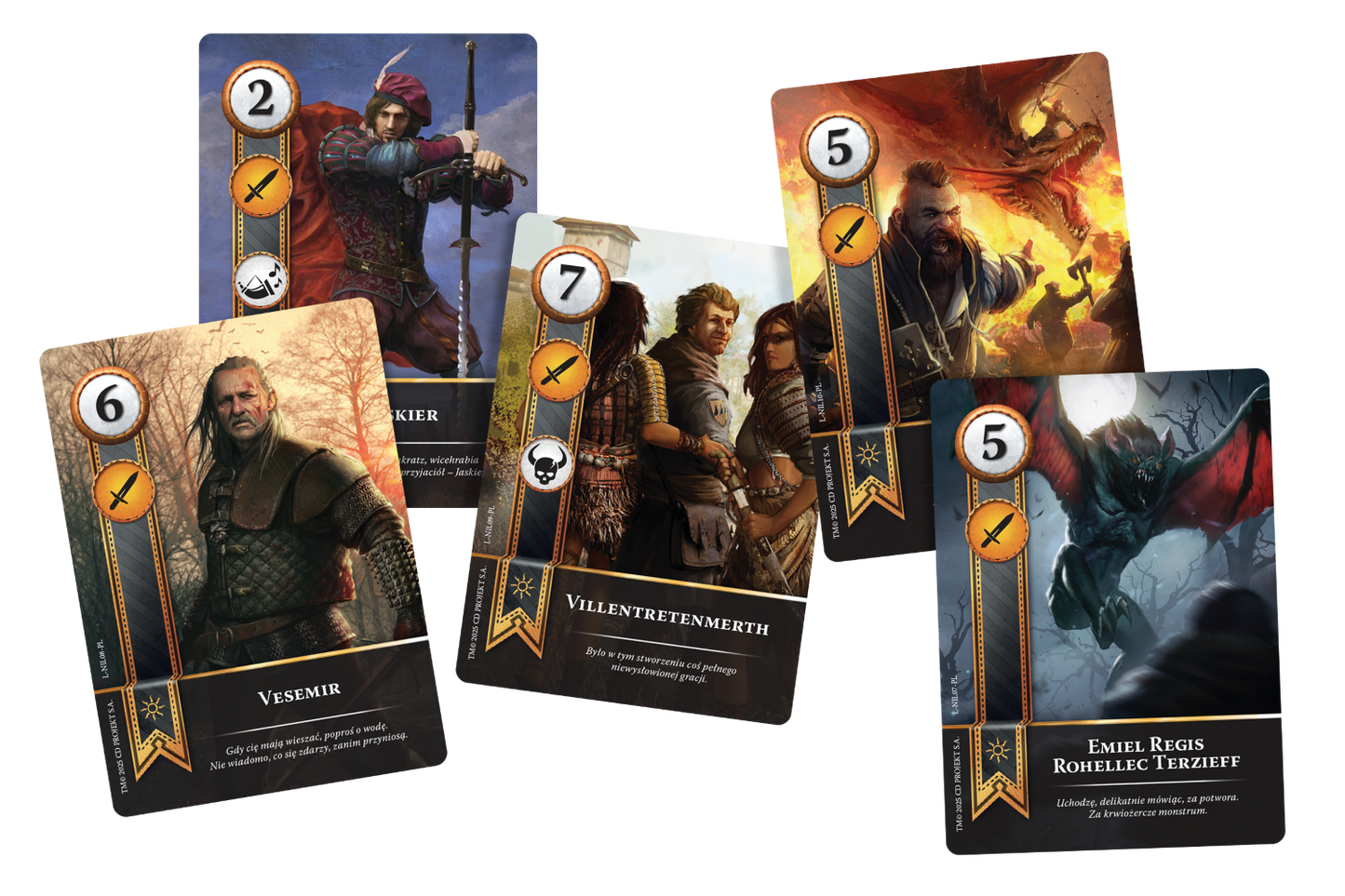 Gwent: Legendary Heroes from Ballads - Nilfgaard - Polish Edition