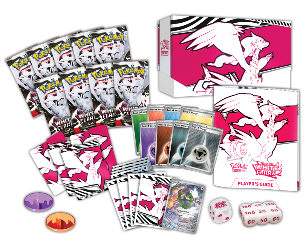 Pokemon TCG Scarlet & Violet - White Flare - Elite Trainer Box - Reshiram