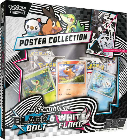 Pokemon TCG Scarlet & Violet - White Flare & Black Bolt - Unova Poster Collection