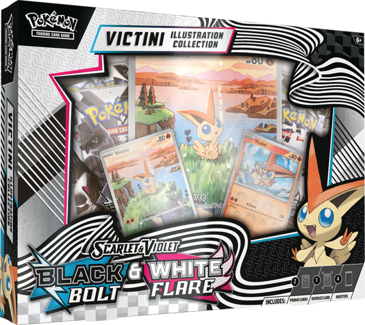 Pokemon TCG Scarlet & Violet - White Flare & Black Bolt - Unova Victini Illustration Collection