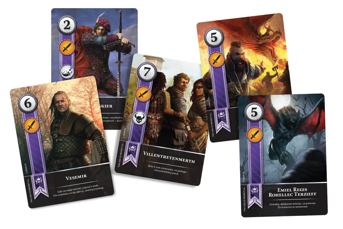 Gwent: Legendary Heroes from Ballads - Skellige - Polish Edition