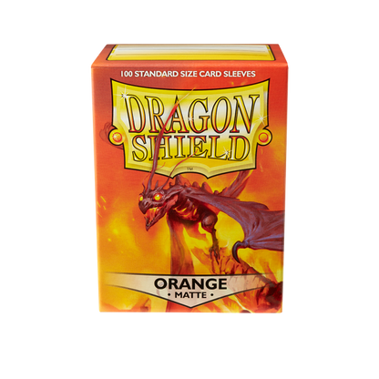 Dragon Shield - Matte Sleeves - Matte Orange (100)