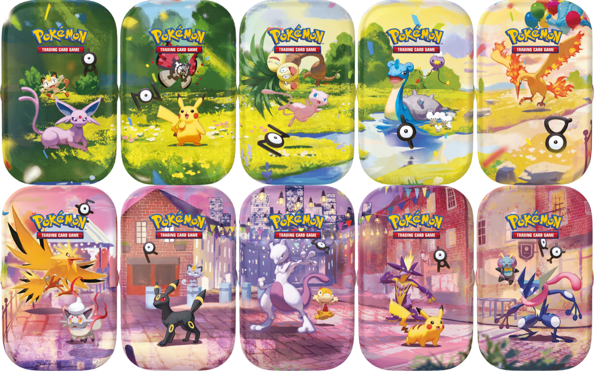 Pokémon TCG: 30th Celebration Mini Tin - MIX Display (10)
