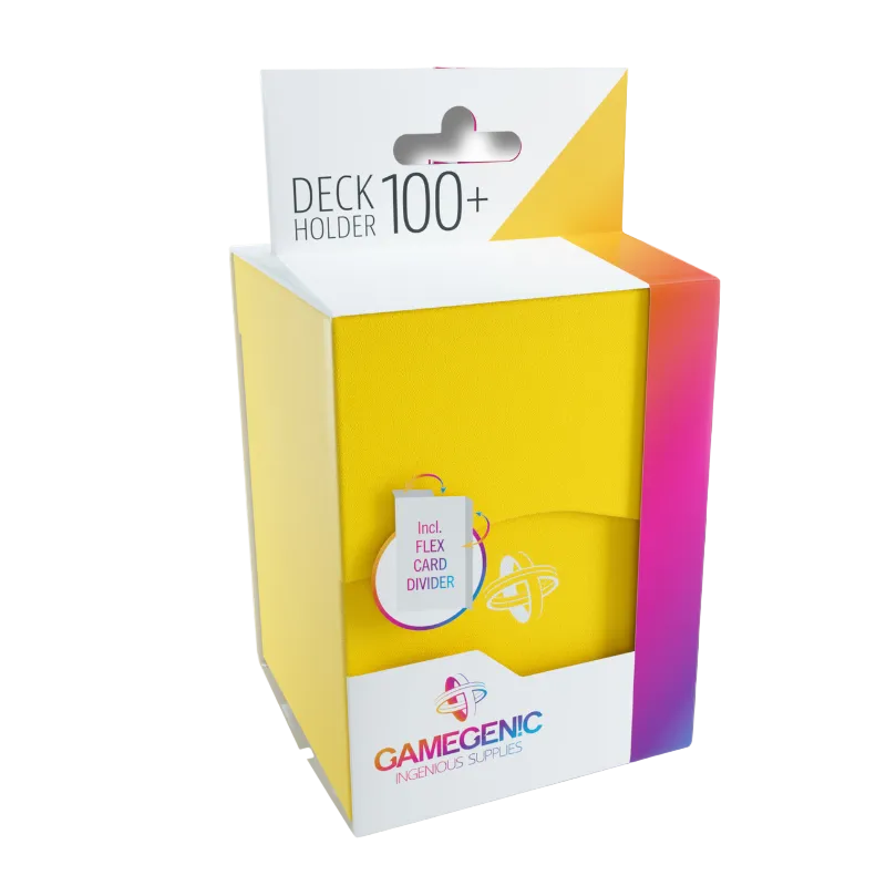 Gamegenic Deck Holder 100+ Yellow - TCG Deck Box