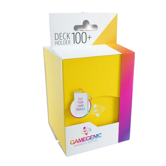Gamegenic Deck Holder 100+ Yellow - TCG Deck Box