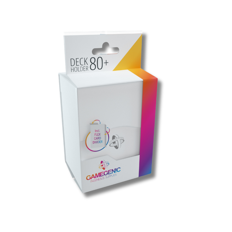Gamegenic Deck Holder 80+ White - TCG Deck Box