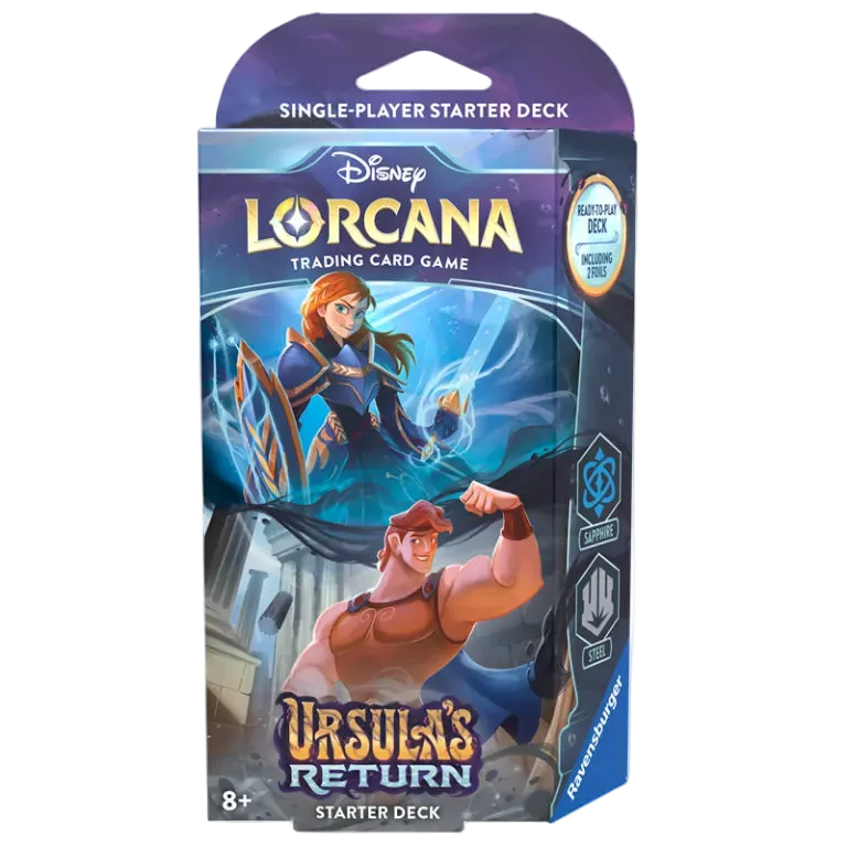 Disney Lorcana TCG: Ursula's Return Sapphire & Steel Starter Deck