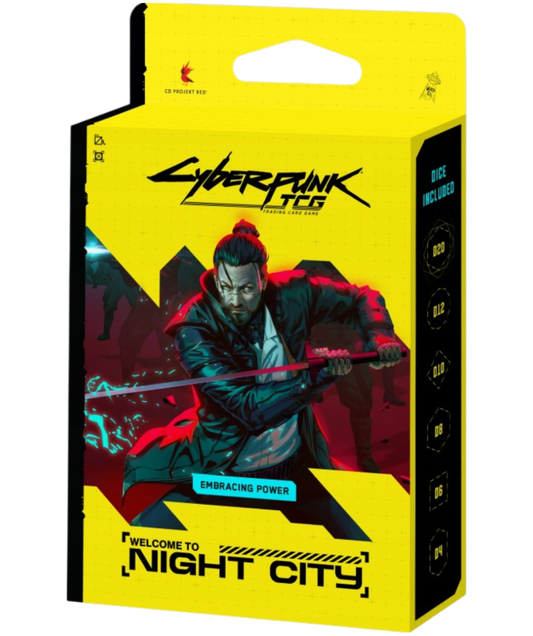 PREORDER: Cyberpunk TCG: Welcome to Night City - Starter Deck - Embracing Power