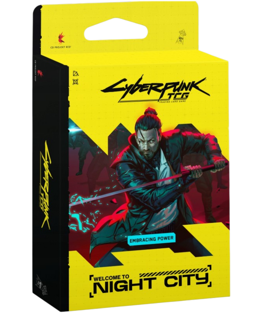 PREORDER: Cyberpunk TCG: Welcome to Night City - Starter Deck - Embracing Power