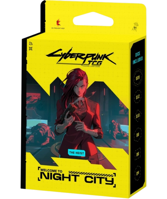 PREORDER: Cyberpunk TCG: Welcome to Night City - Starter Deck - The Heist