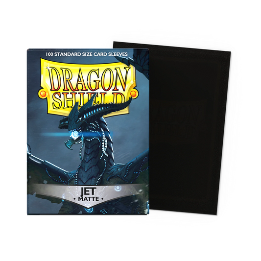 Dragon Shield Jet Matte Sleeves (100pcs.)